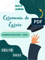 Ceremonia de Generaciã - N 2019 - 2022