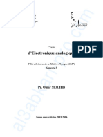 1 Cours N°1 D'électronique Analogique