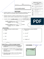 1 4 Scientific Notation