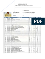 Kartu Hasil Studi: NO Kode Matakuliah Jenis Sks Nilai Mutu SEM