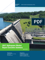 Water Power Technologies Office 2017 Hydropower Market Report