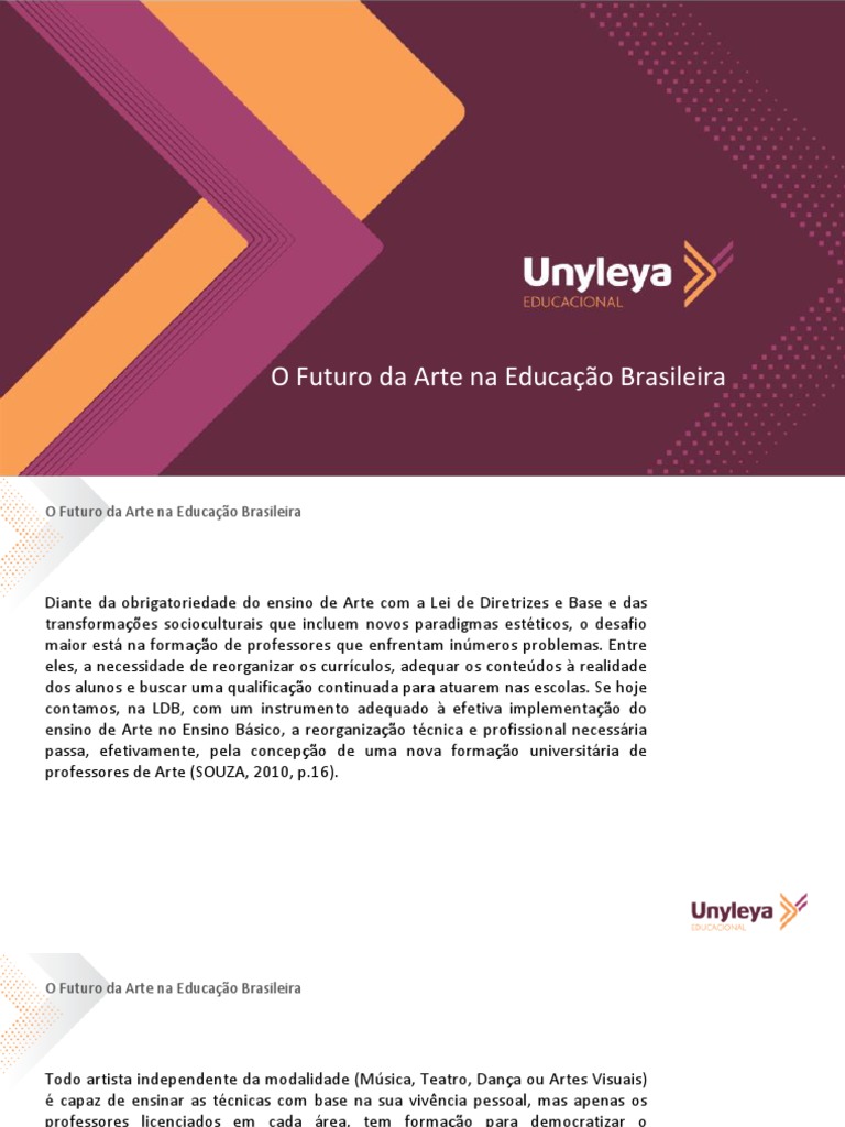 Desafios do Ensino de Arte no Brasil | PDF