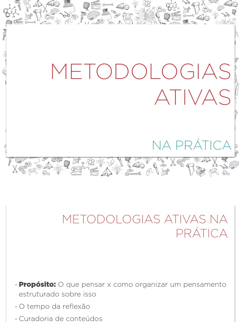 Metodologias Ativas na Prática Educacional | PDF | Pensamento ...