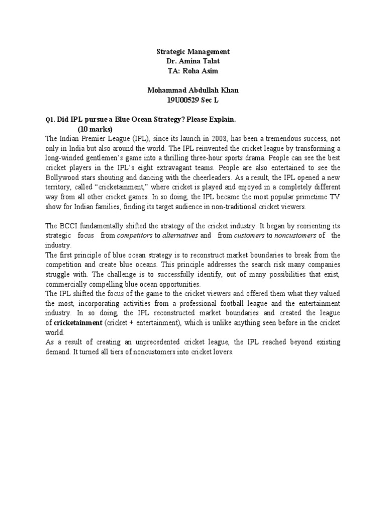 Strategic Management | PDF | Business | Economies