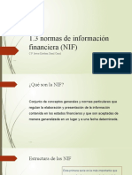 Normas de Información Financiera: Estructura y Aplicación