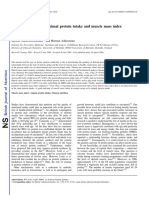 Relationship Between Animal Protein Intake and Muscle Mass Index