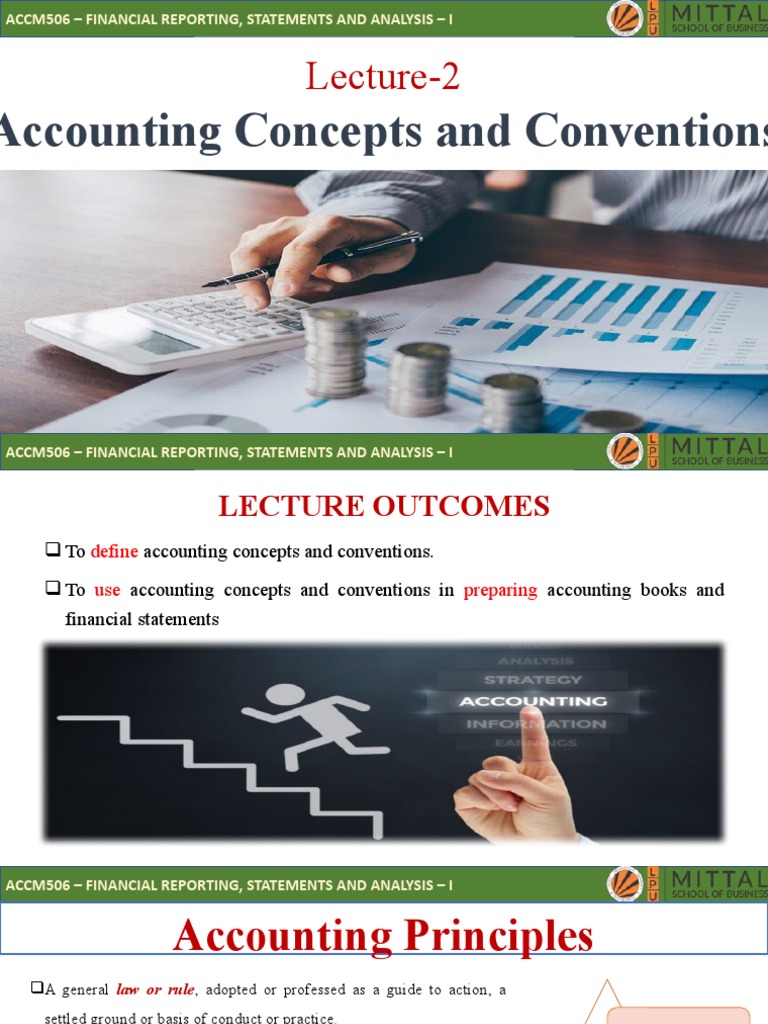 Accounting Concepts and Conventions Overview | PDF | Financial ...