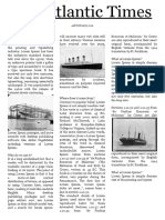 Copie A Editable Newspaper Template Google Docs Formatting