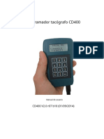 Cd400 Tacho Programmer Instruction User Manual - En.es