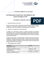 Terminos Referencia Optimizacion Ptap CCHP Agosto 2022