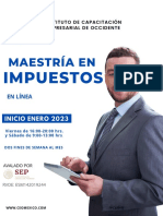 Maestría en Impuestos