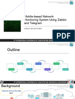 Mobile-Based Network Monitoring System Using Zabbix and Telegram - Anggi Mardiyono