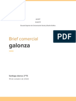Brief Comercial - Galonza