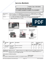 Service Bulletin: Reduction of The Noise From The Solenoid