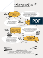 Amarillo Gris y Negro Dibujo A Mano Infografía de Proceso