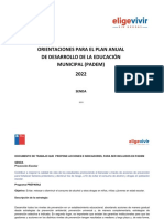 ORIENTACIONES de SENDA para Gestionar Incluir en PADEM 2022