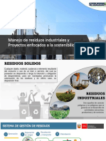Manejo de Residuos Industriales y Proyectos de Desarrollo AGO 2021