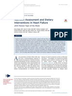 Nutrition Assessment and DietaryInterventions in Heart Failure