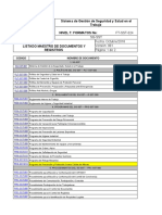 FT-SST-024 Formato Listado Maestro de Documentos y Registros 1
