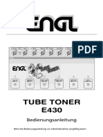 Tube Toner E430: Bedienungsanleitung