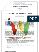 CONCEPT OF METRO TRAIN MICROCONTROLLERS