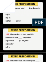 Fixed Preposition 101 - 350