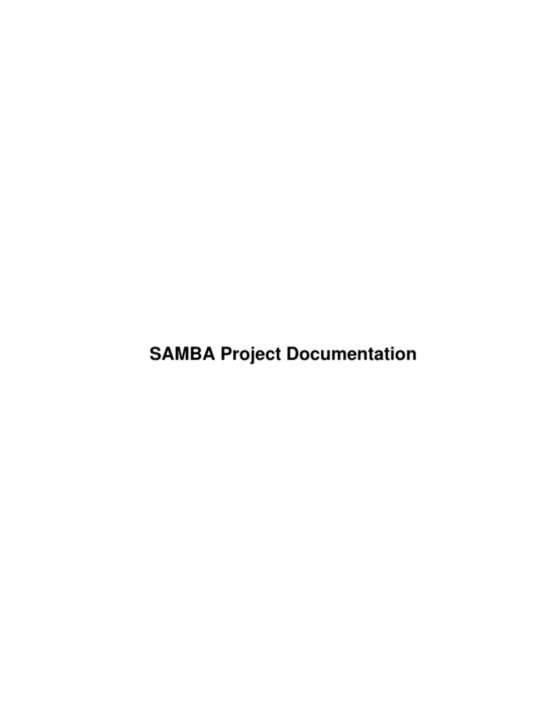 Samba - How To Collection | PDF | Password | Operating System