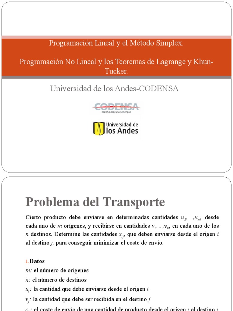 Programación Lineal y No Lineal PDF