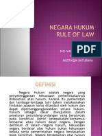 Negara Hukum Rule of Law KEL. 6