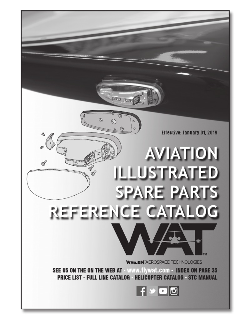 WAT Illustrated Spare Parts Catalog | PDF | Flash (Photography) | Lighting