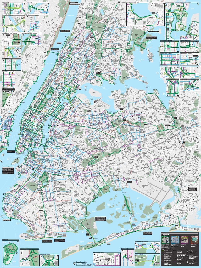 NYC Bike Map 2021 PDF