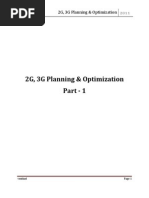 2G&3G Planning & Optimization - Part-1