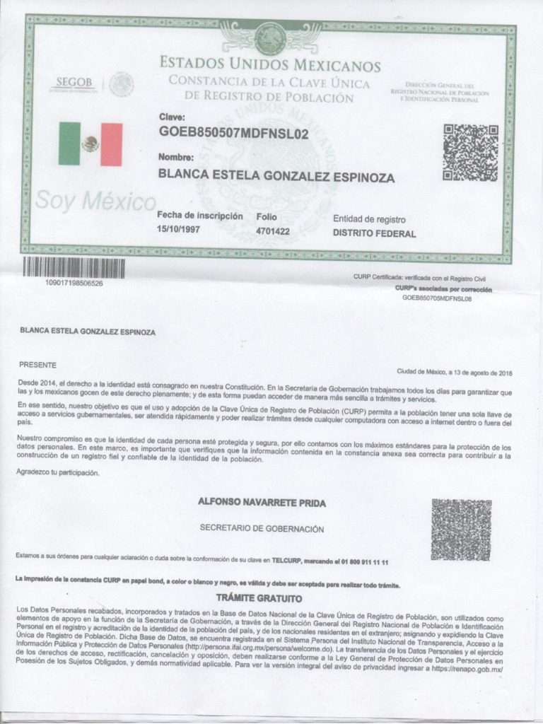 Curp PDF