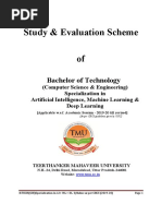 B.tech (Cse) Ai + ML + DL