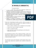 Plan de Manejo Ambiental de La "Planta Potabilizadora de Agua Potable - Atahualpa-AGUAPEN-EP""