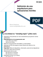 Definición de Una Arquitectura para Aplicaciones Móviles. Manuel Rodríguez Manuel - Rodriguez@