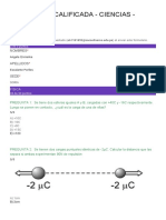 4° Práctica Calificada - Ciencias - Selección 2