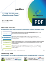 SFA Therapeutics Corporate Overview 12 10 22