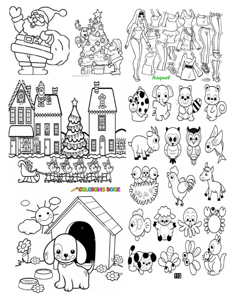 Imagenes para Colorear Infantiles | PDF