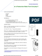 Garrafa Solar Pasteurizadora