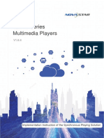 Taurus Series Multimedia Players Implementation Instruction of The Synchronous Playing Solution V1.6.4