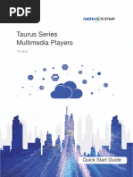 Taurus Series Multimedia Players Quick Start Guide V1.6.4