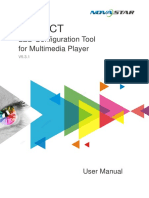 NovaLCT LED Configuration Tool For Multimedia Player User Manual V5.3.1