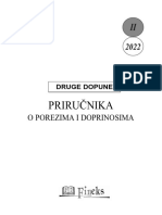 Druge Dopune Prirucnika 2022