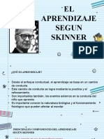 El aprendizaje según Skinner y sus componentes