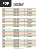 Academic Calendar 2023-2024