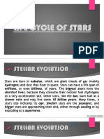 Life Cycle of Stars