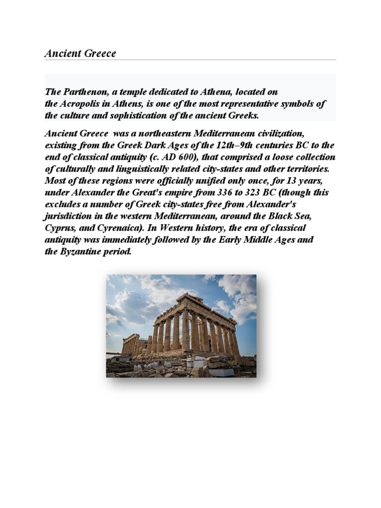 Ancient Greece PDF