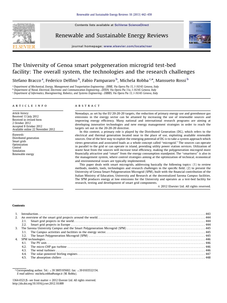 Renewable and Sustainable Energy Reviews | PDF | Distributed Generation ...