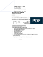 Certificado Garantia - Ser Gel - Jextintor Protacol